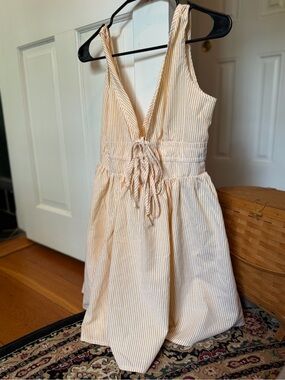 Striped Tie-Front Sundress